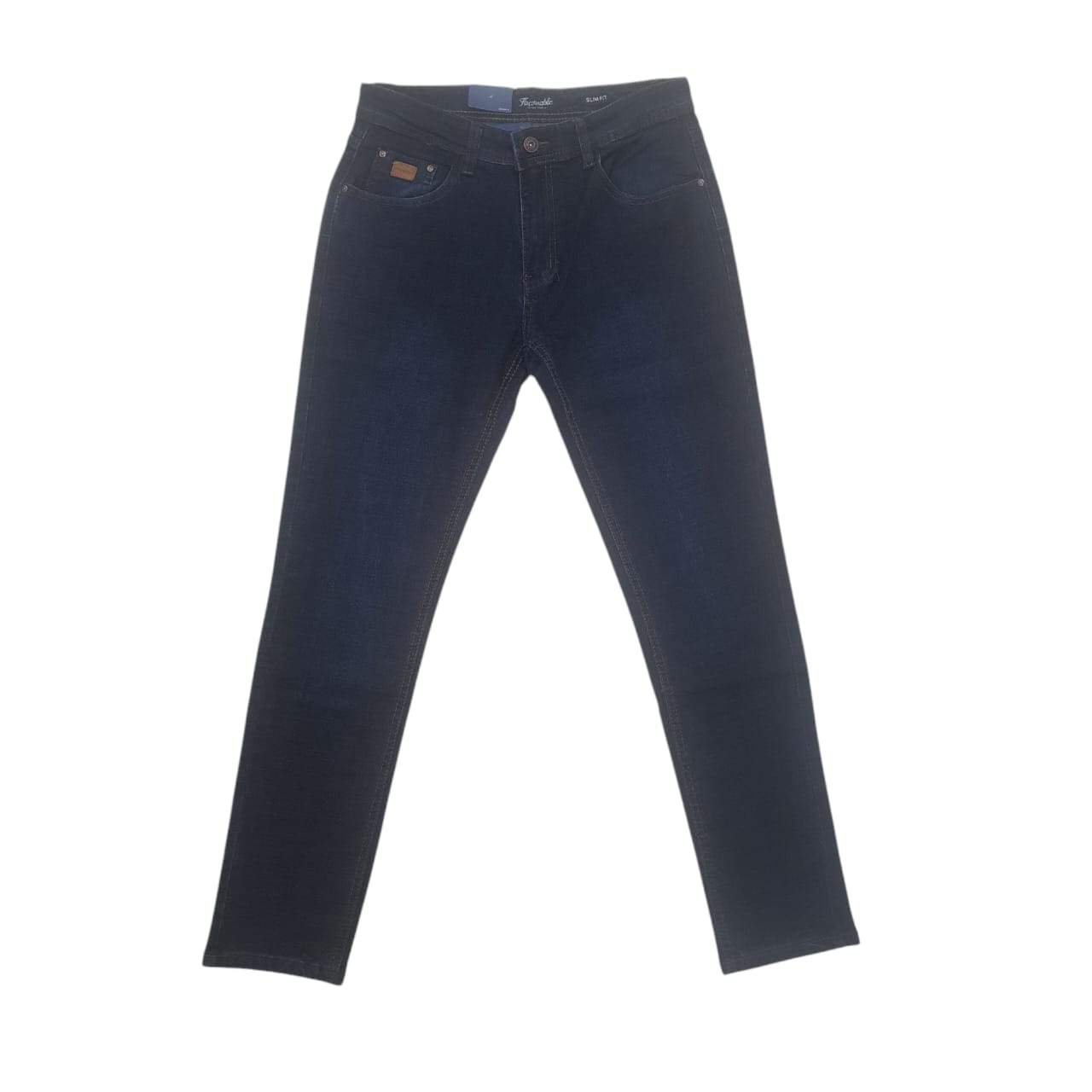 Slim Fit Jeans - Navy Blue - FCB