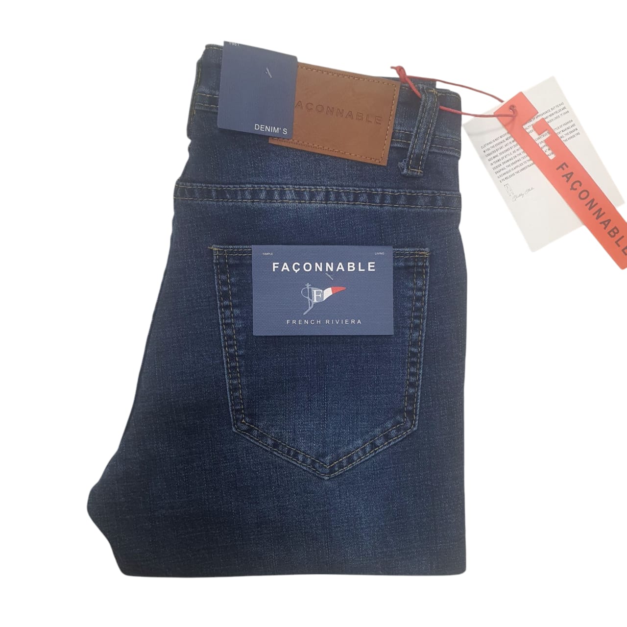 Slim Fit Jeans - Dark Blue - FCB
