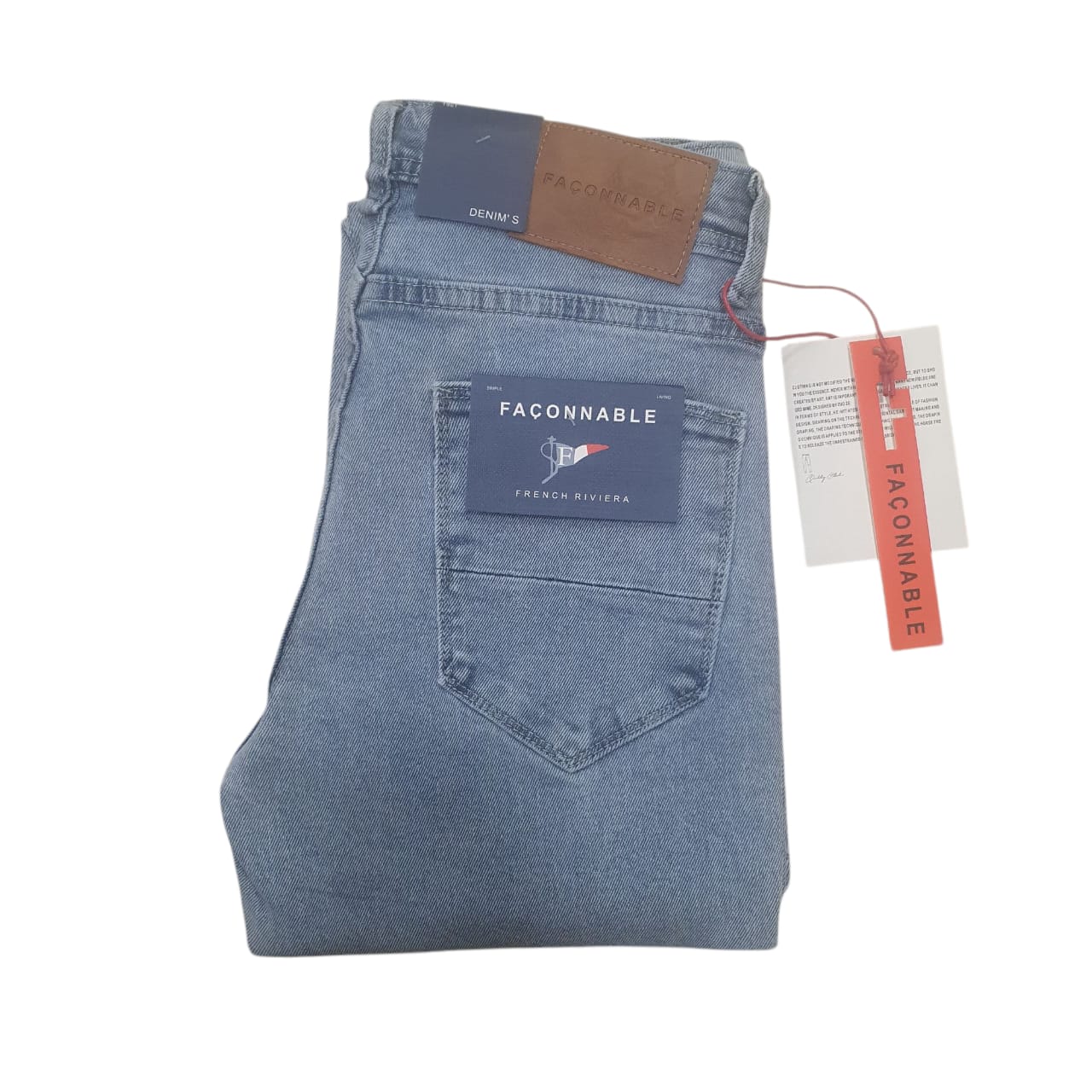 Slim Fit Jeans - Ice Blue - FCB