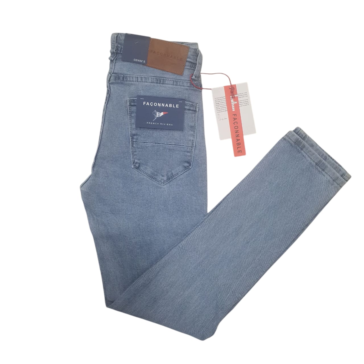Slim Fit Jeans - Ice Blue - FCB