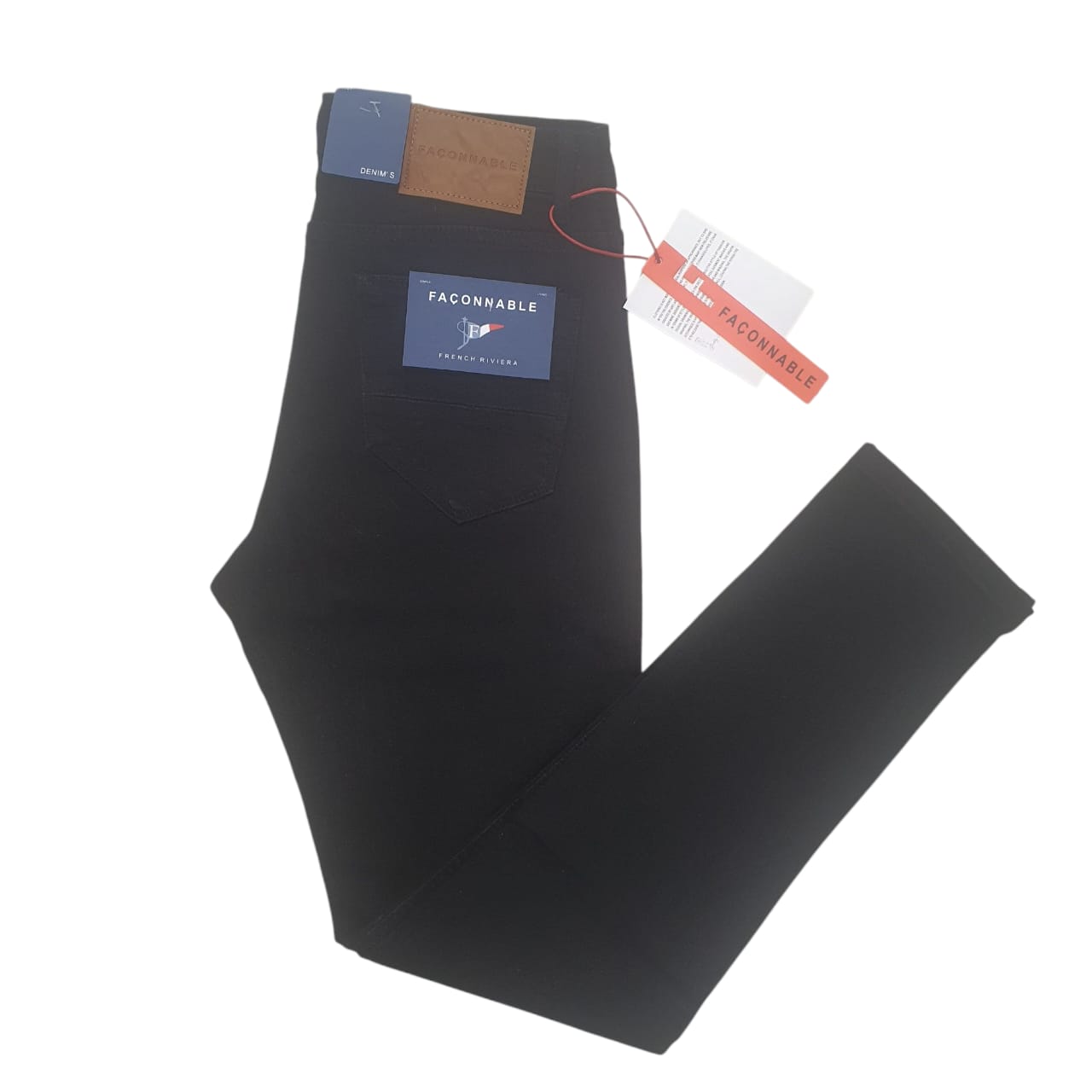 Slim Fit Jeans - Full Black - FCB