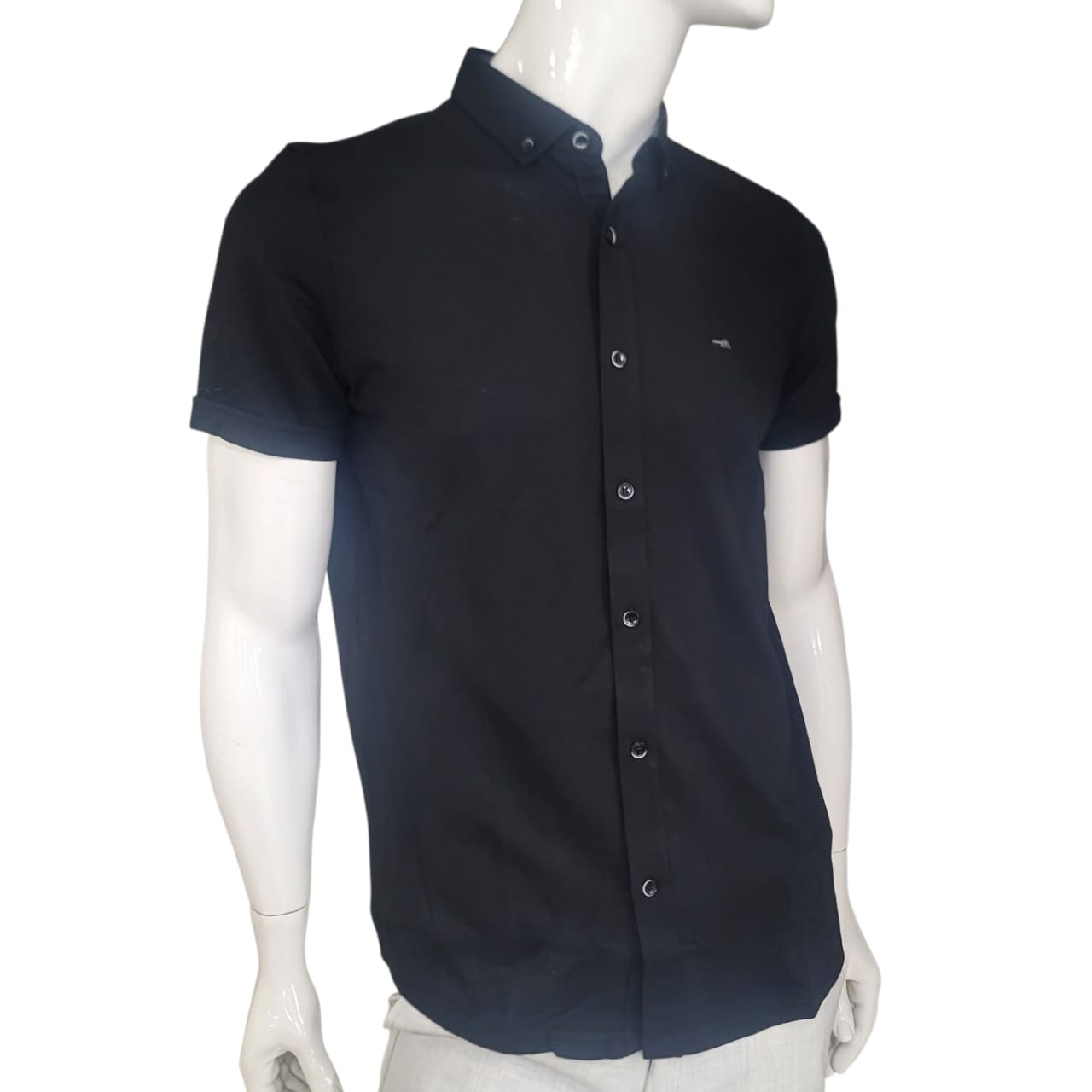 Short Sleeve Mercerized Shirt - non iron