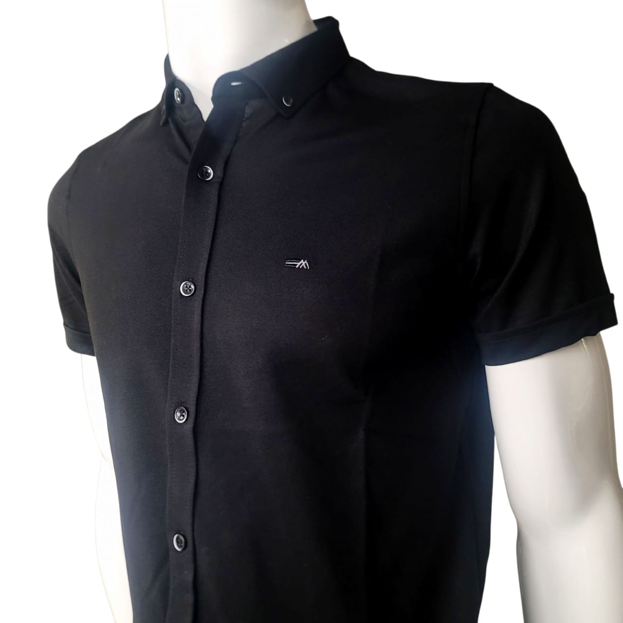Short Sleeve Mercerized Shirt - non iron