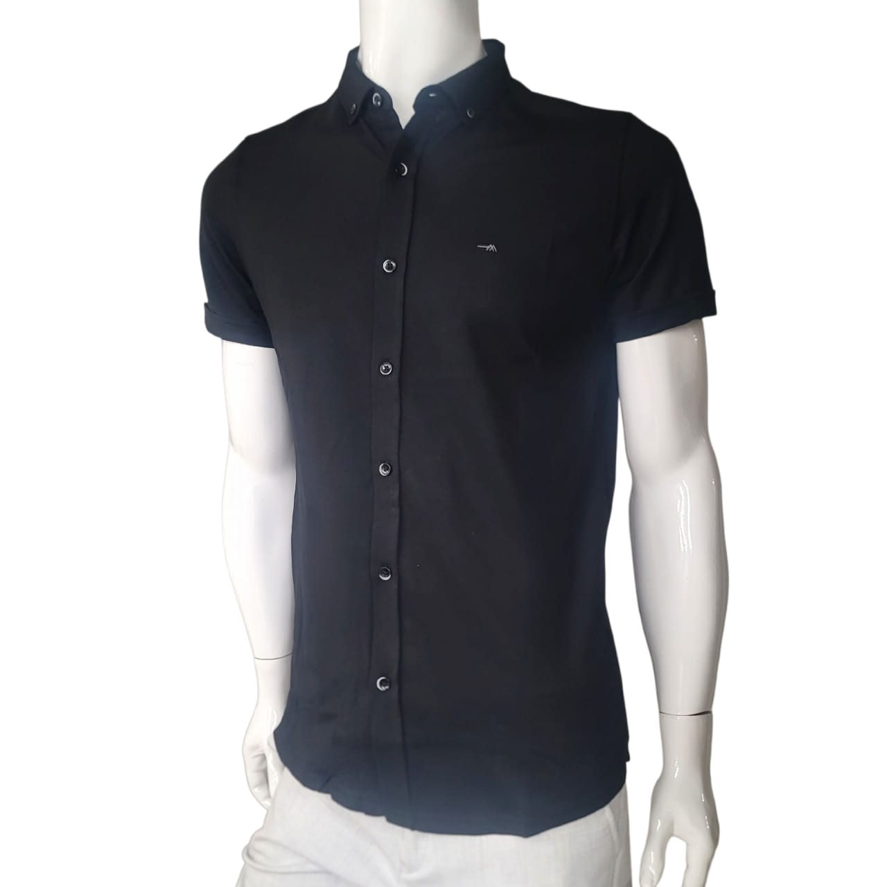 Short Sleeve Mercerized Shirt - non iron