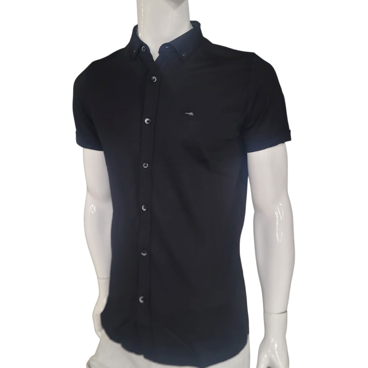 Short Sleeve Mercerized Shirt - non iron