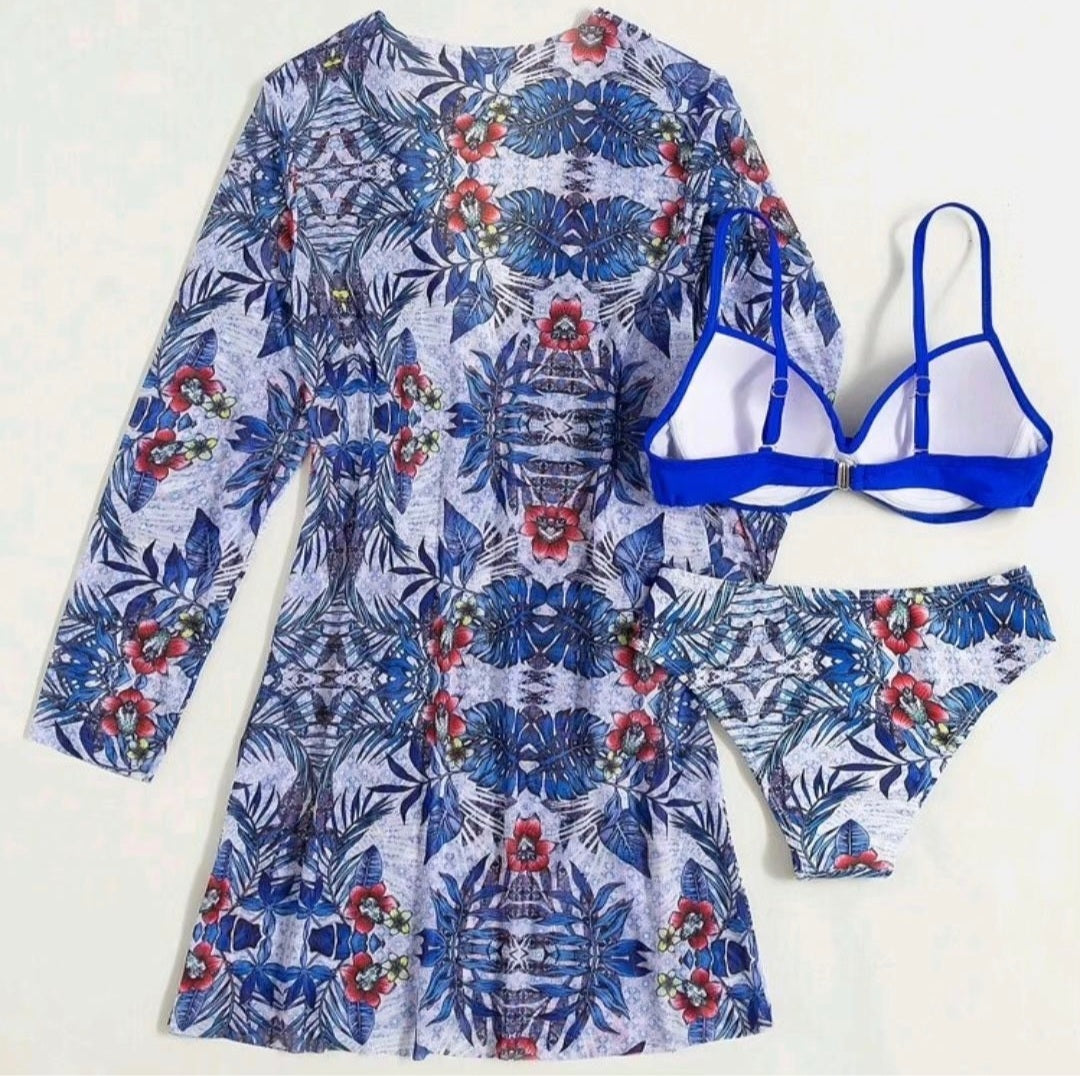 Trendy Tropical Bikini - 3 pieces