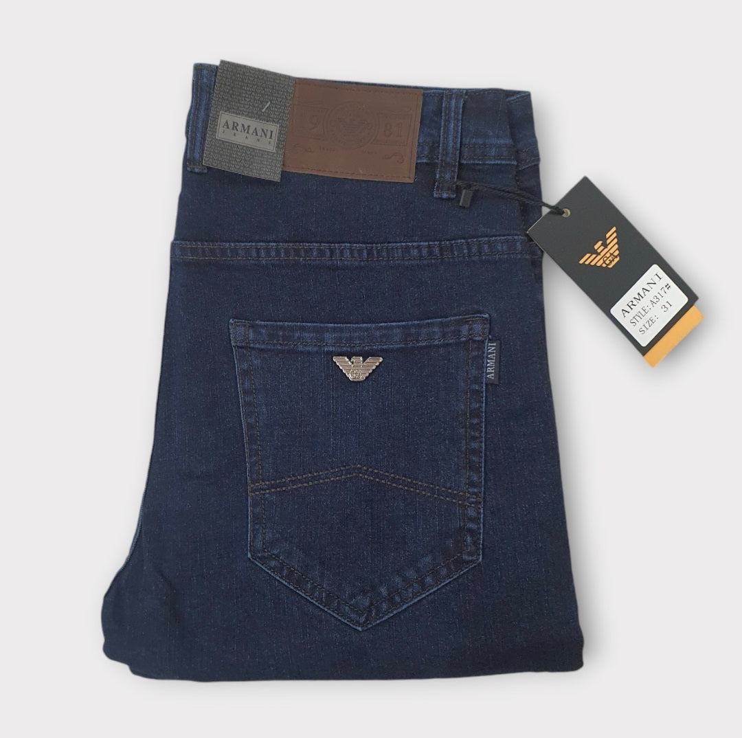 Navy Blue Jeans - Slim Fit