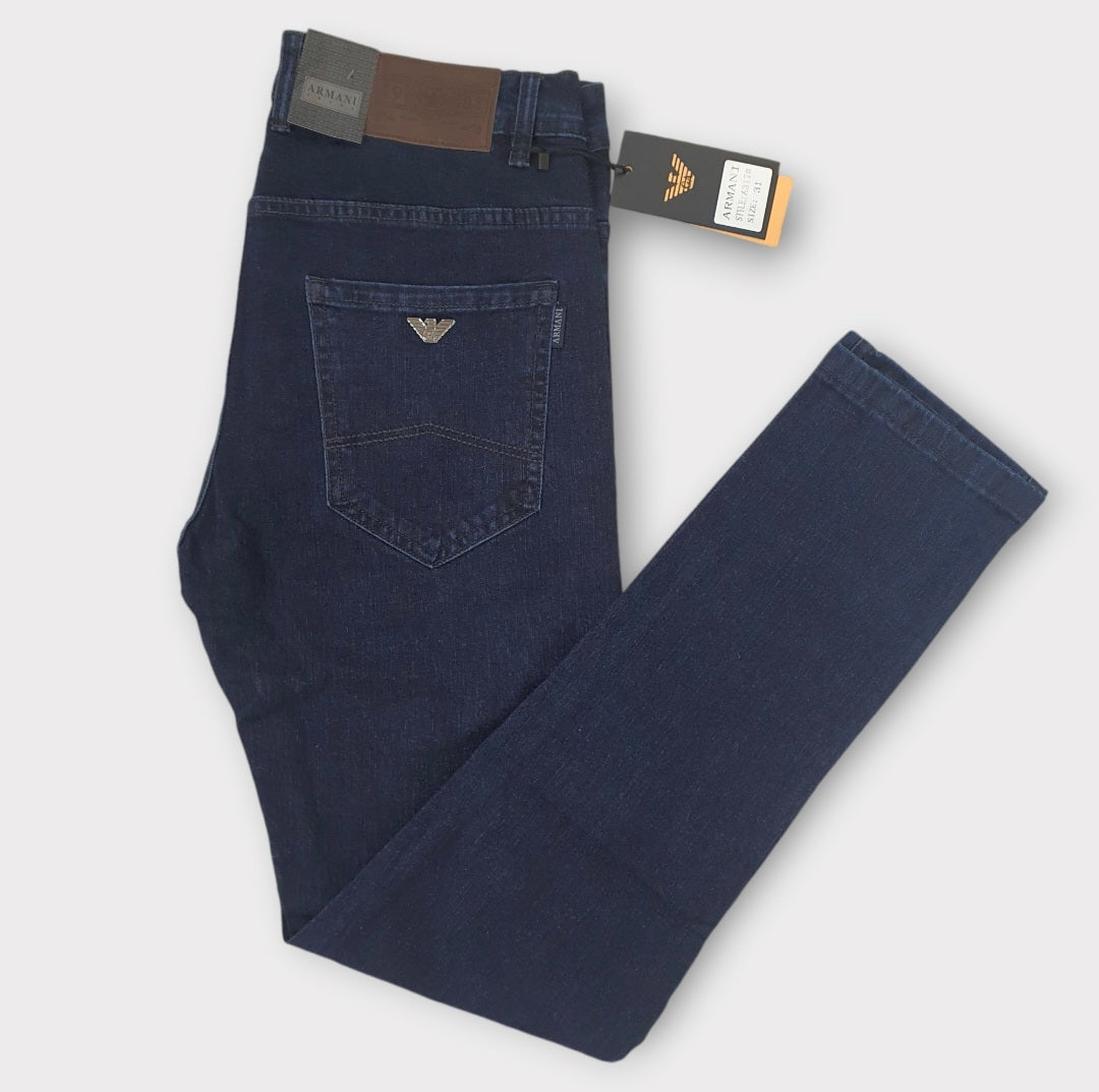 Navy Blue Jeans - Slim Fit