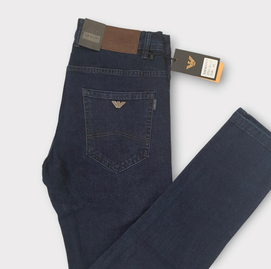 Navy Blue Jeans - Slim Fit