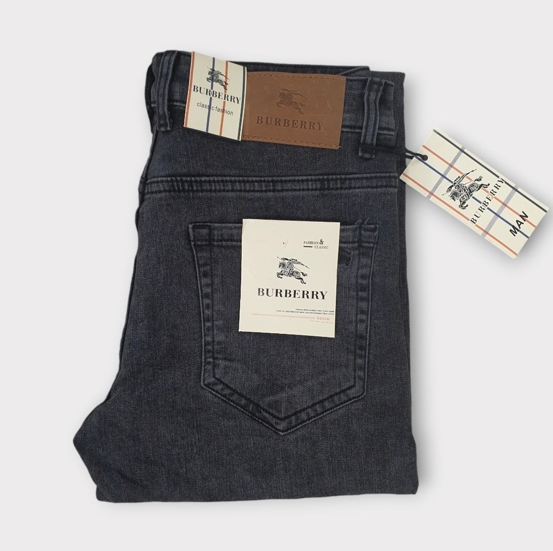 Washed Grey Jeans - Slim Fit