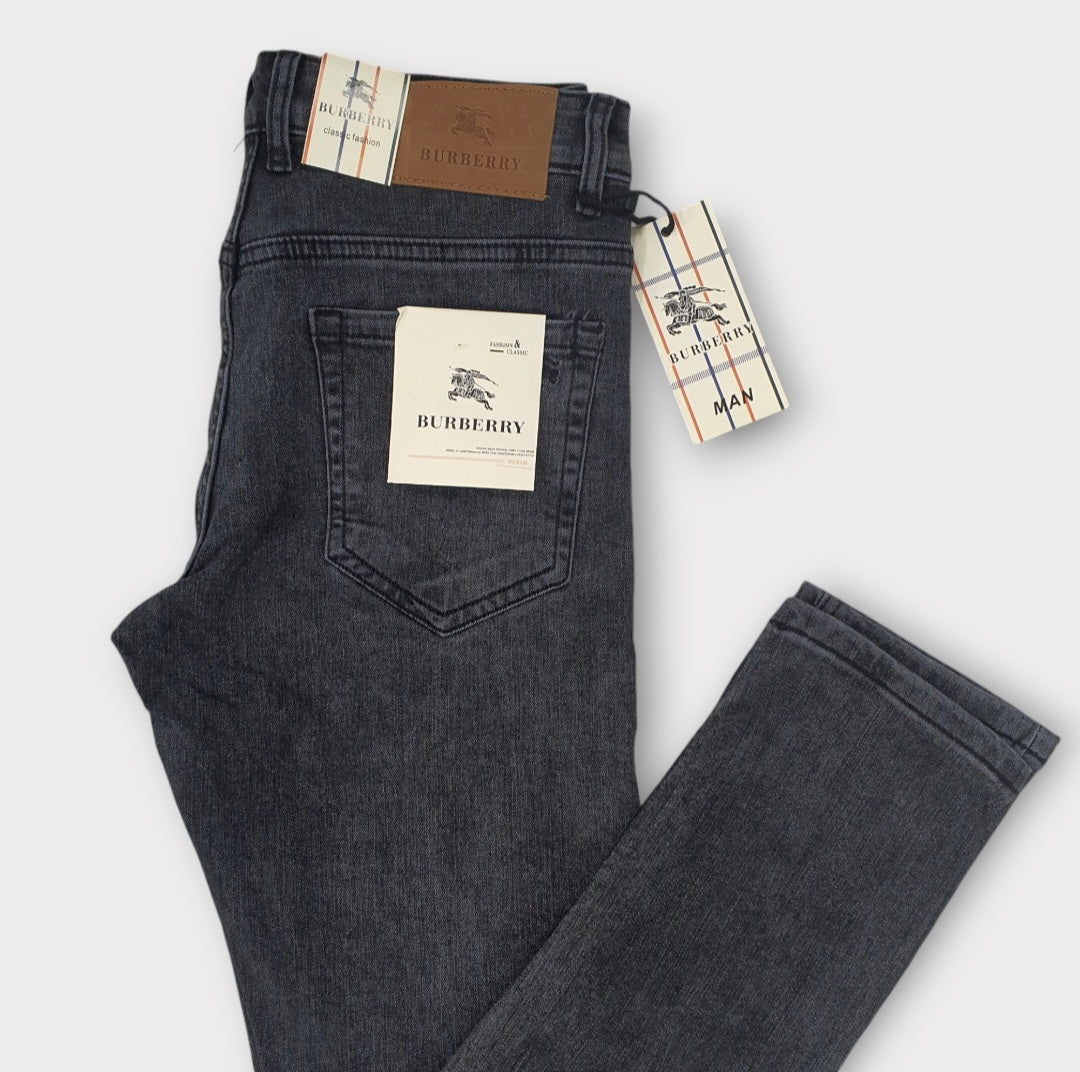 Washed Grey Jeans - Slim Fit