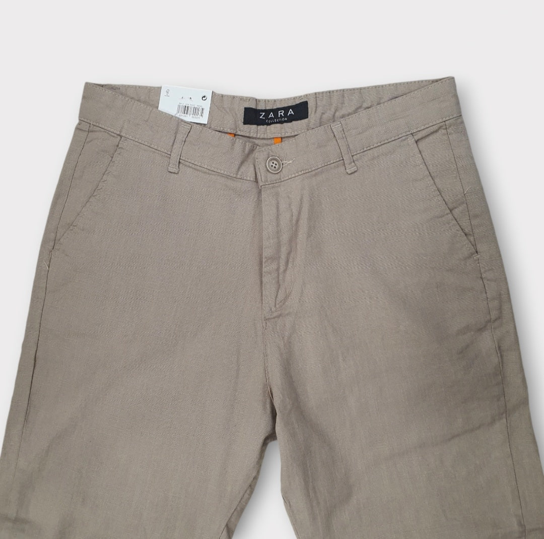 Linen Pants - Beige