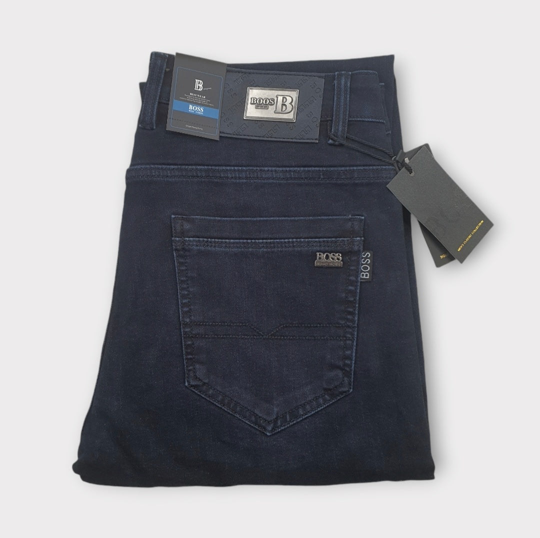 Navy Blue Jeans - Slim Fit
