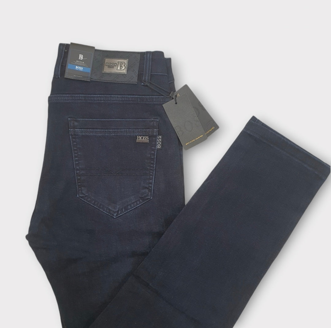 Navy Blue Jeans - Slim Fit
