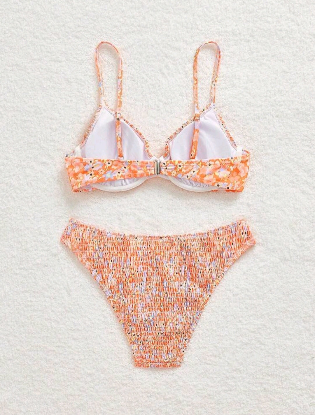 Trendy 2 Pieces Floral Bikini