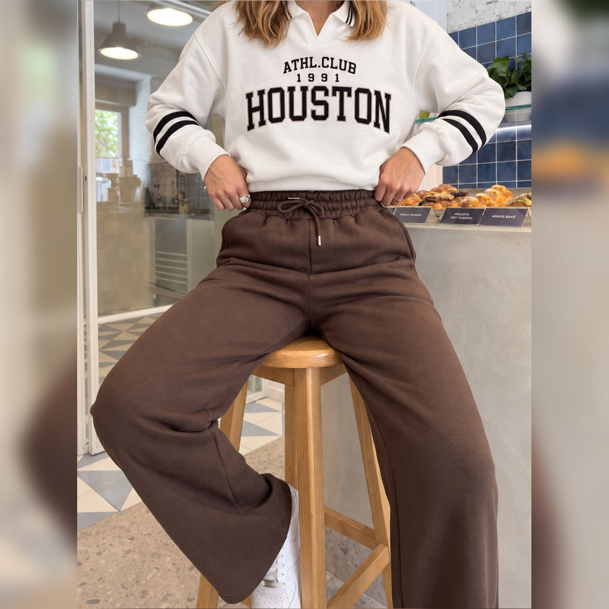 Houston Varsity Polo Sweatshirt