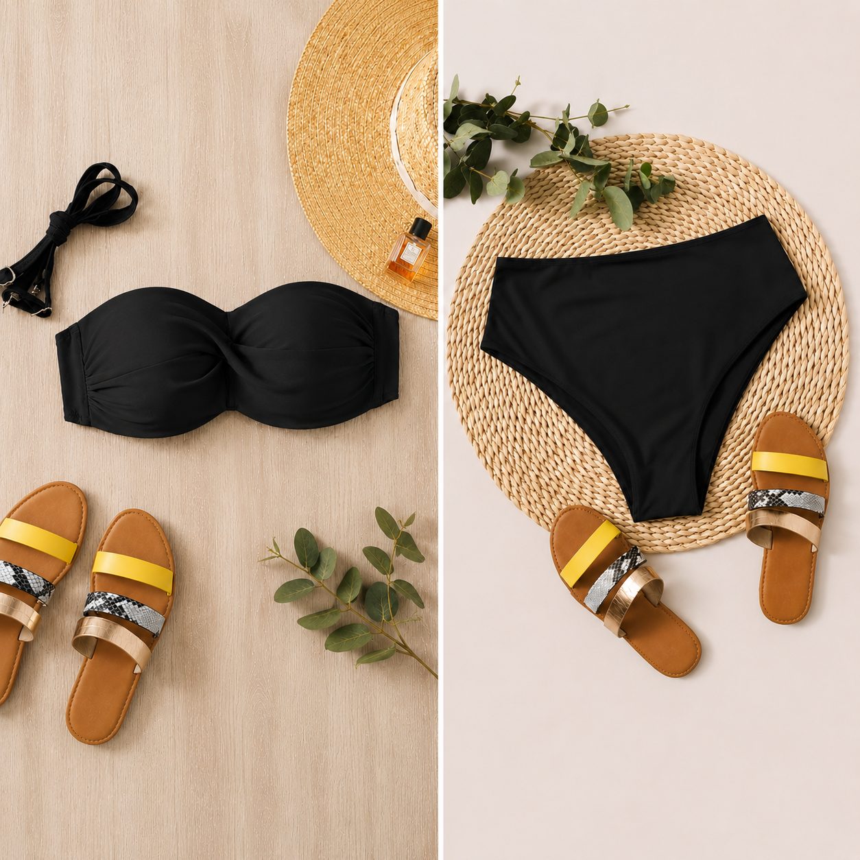 Trendy Top & Bottom Swimsuit
