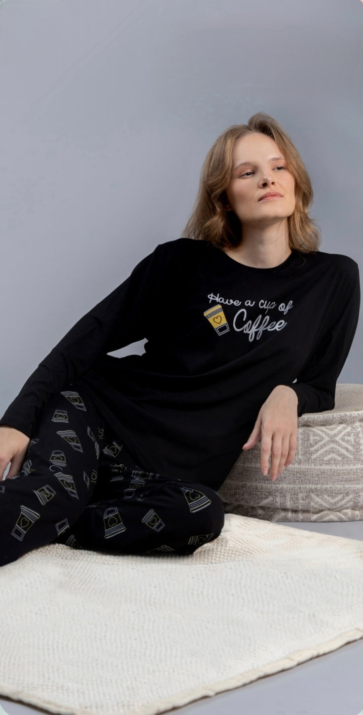 Pyjama Orobella - Letto - Black Coffee - Women