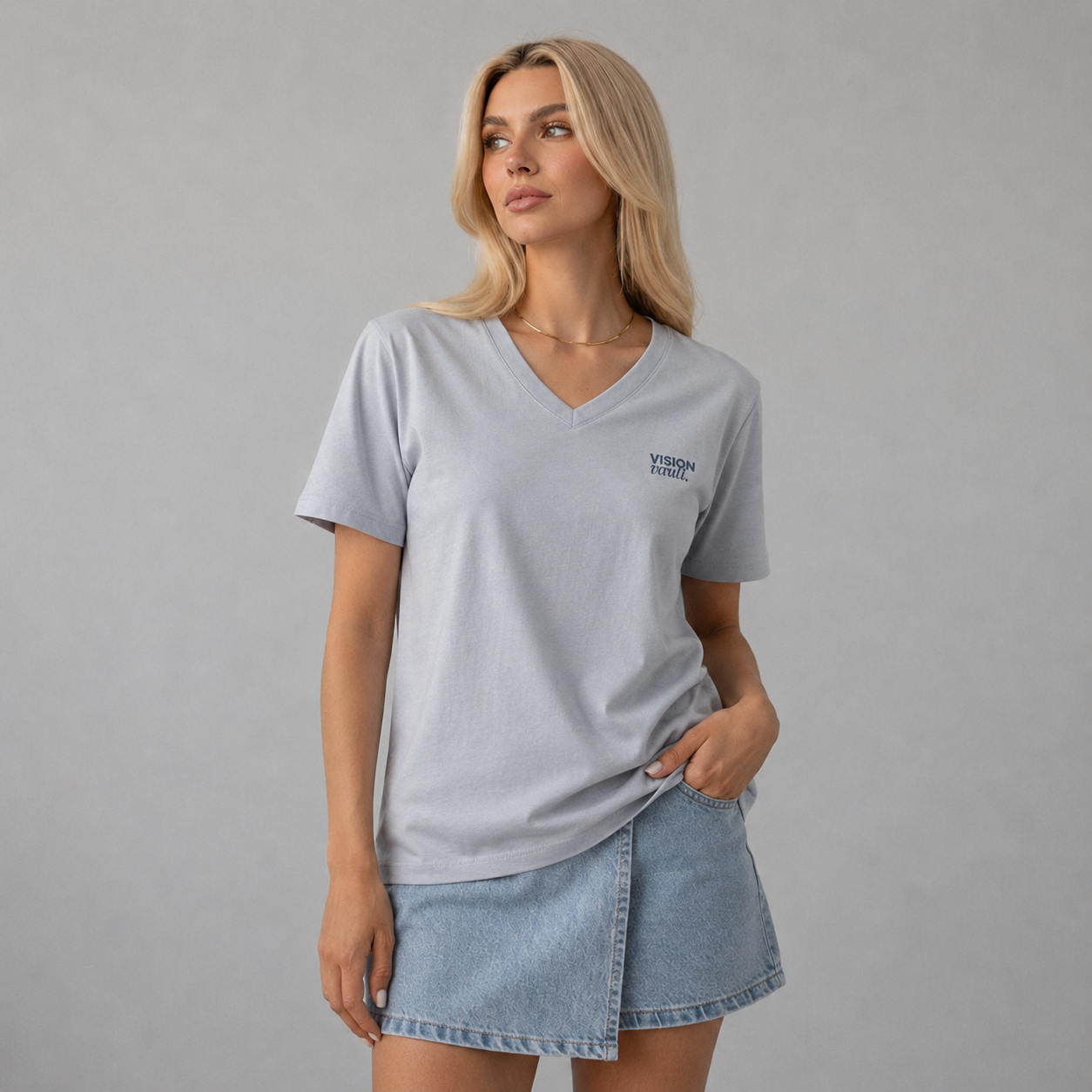 Vision Vault T-Shirt - V-Neck