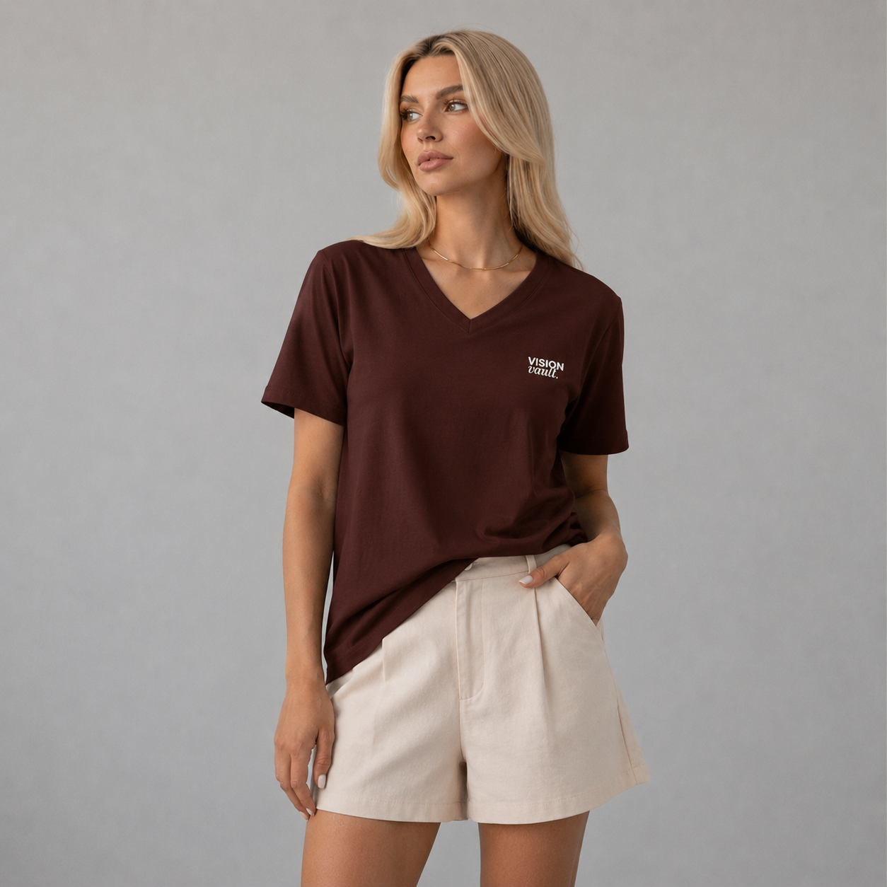 Vision Vault T-Shirt - V-Neck