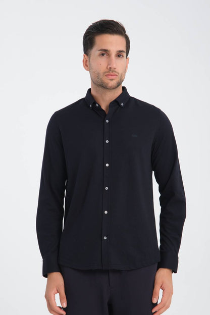 Premium Mercerised Shirt - Long Sleeve
