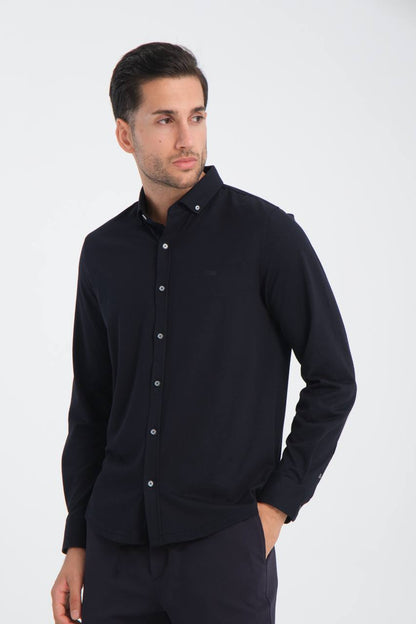 Premium Mercerised Shirt - Long Sleeve