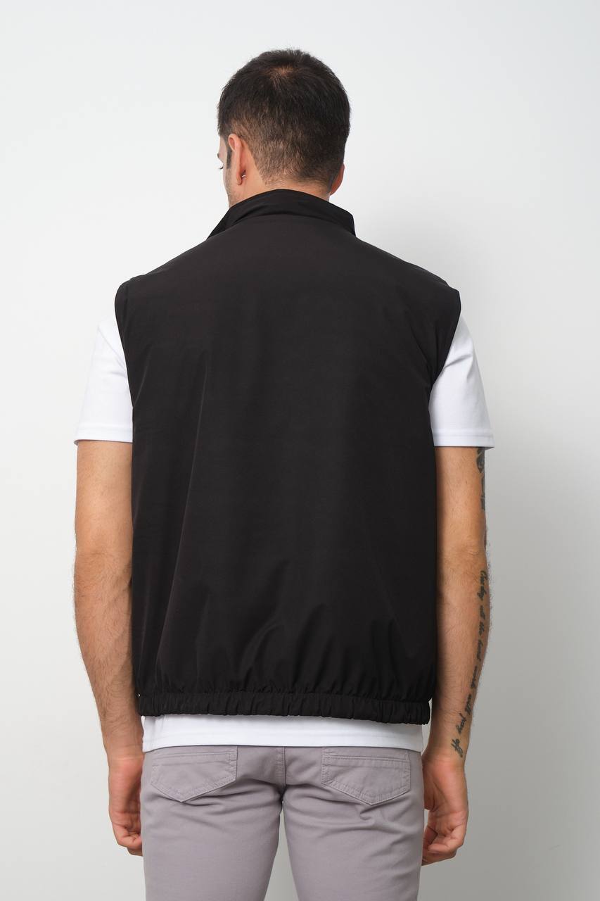 Premium Vest - Black - Grey - Double Sided