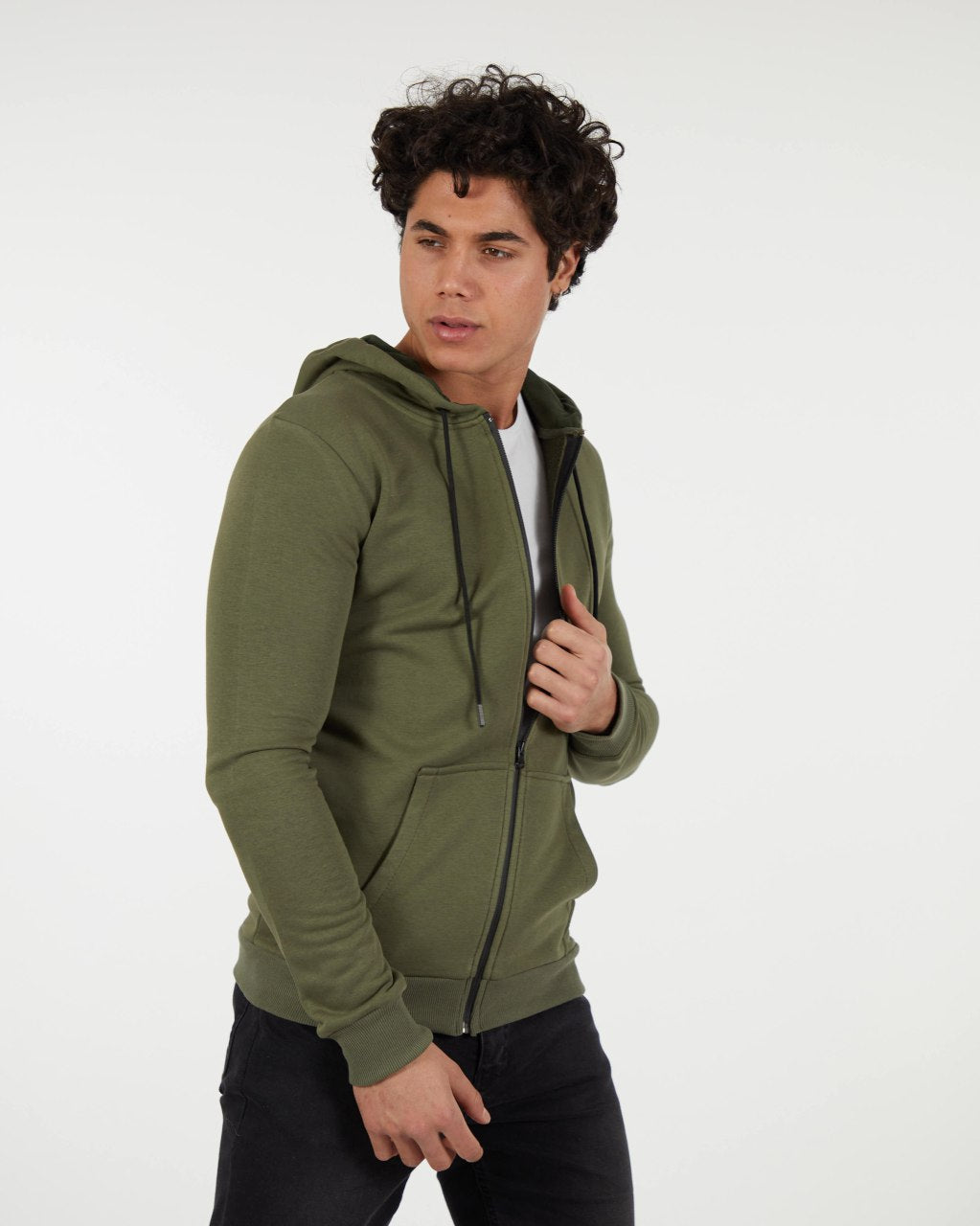 Hoodie with zipper