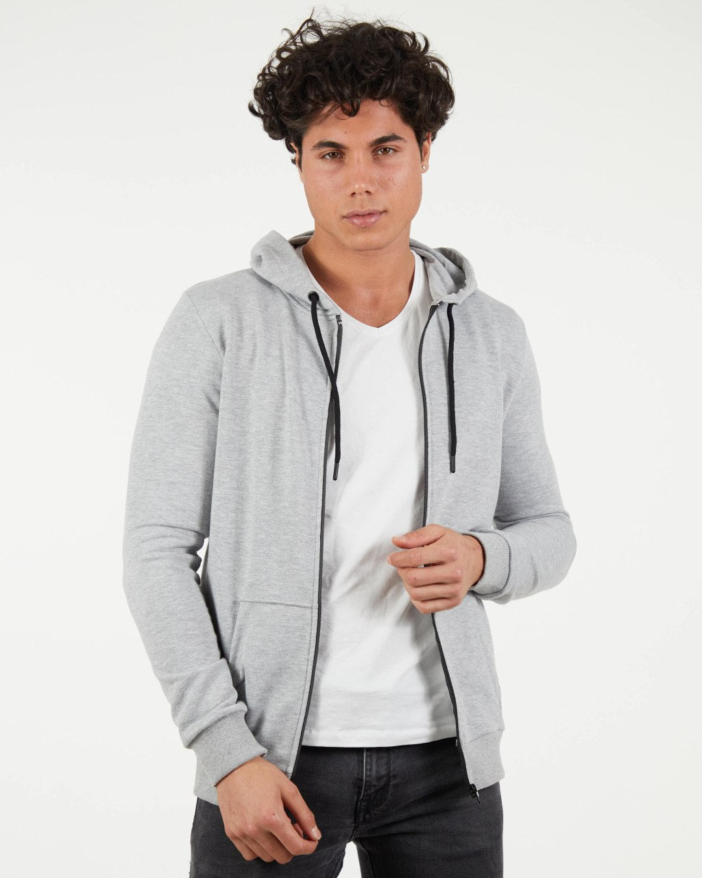 Hoodie with zipper