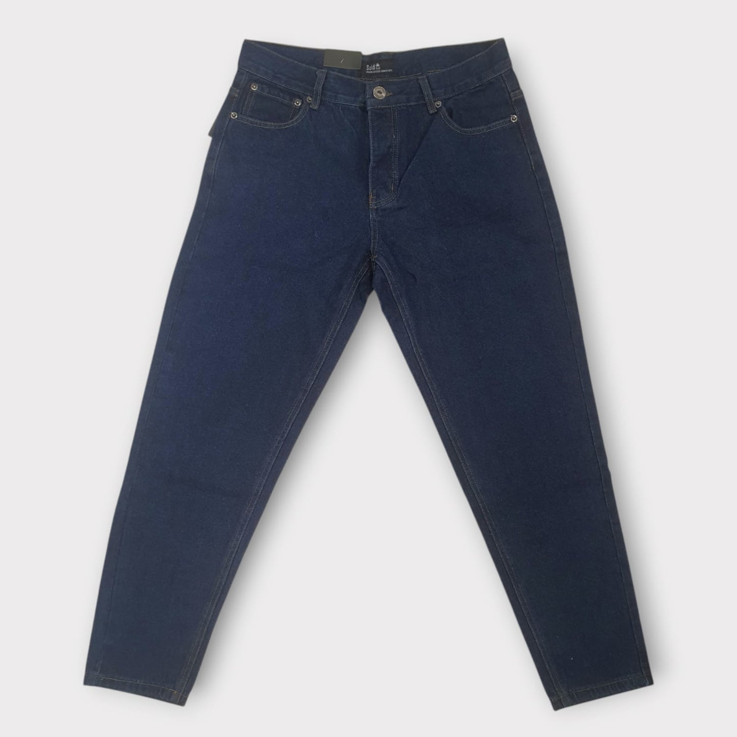 Jeans WITHOUT Lycra - navy blue