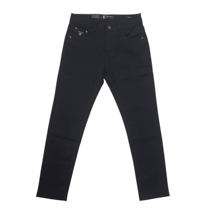 Slim Fit Jeans - Full Black
