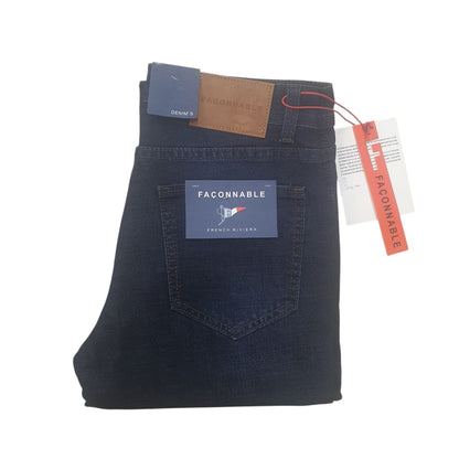 Slim Fit Jeans - Navy Blue - FCB