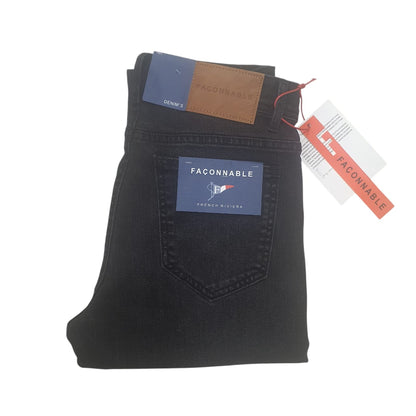 Slim Fit Jeans - Washed Black - FCB