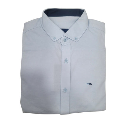Short Sleeve  Mercerized  Shirt - non iron