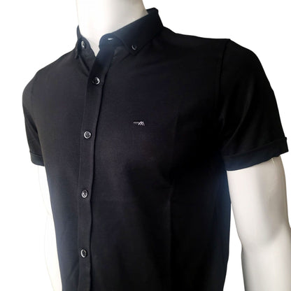 Short Sleeve  Mercerized  Shirt - non iron