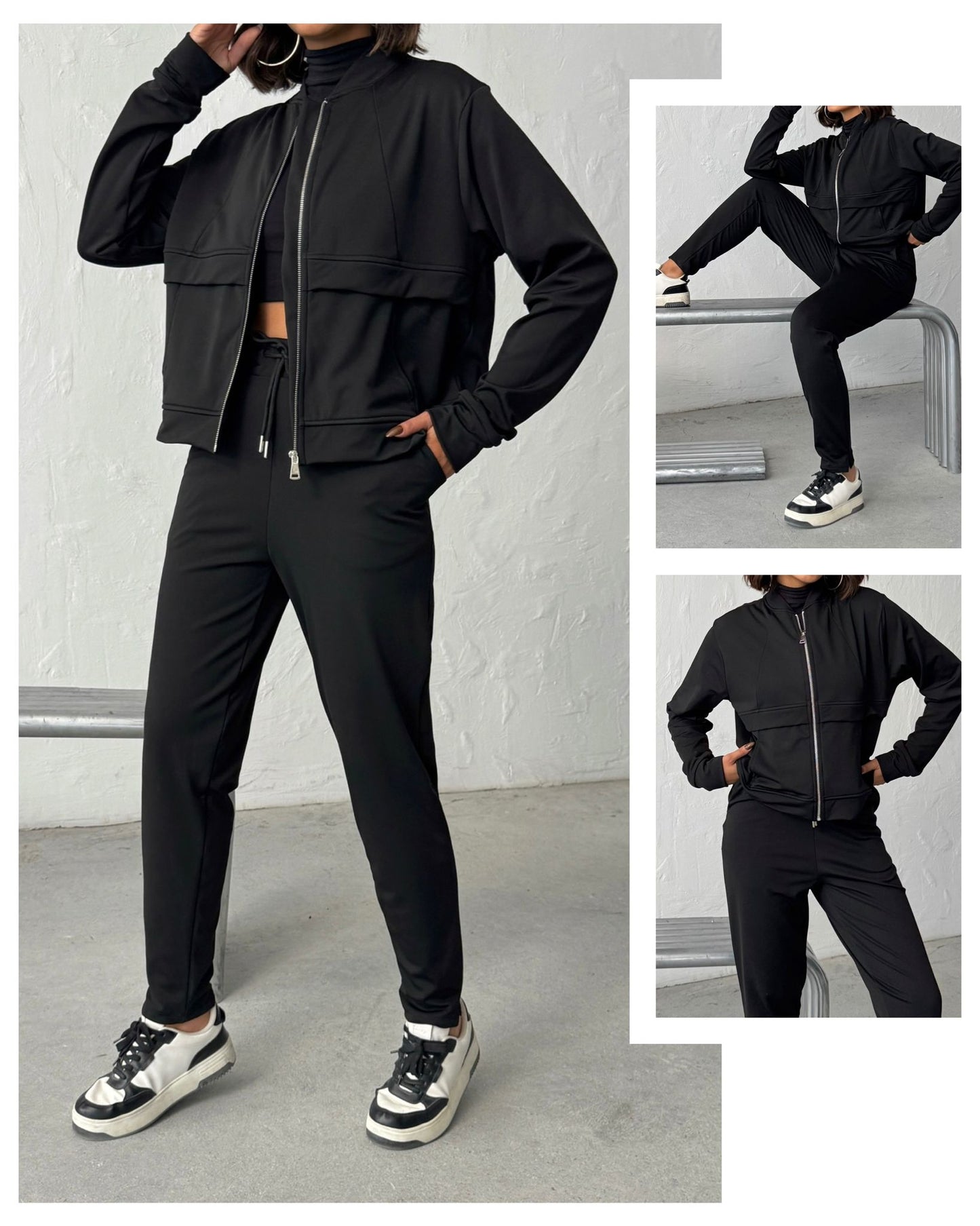 Trendy Sweatsuit - pants + jacket