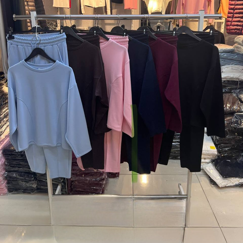 Trendy Cotton Sweatsuit