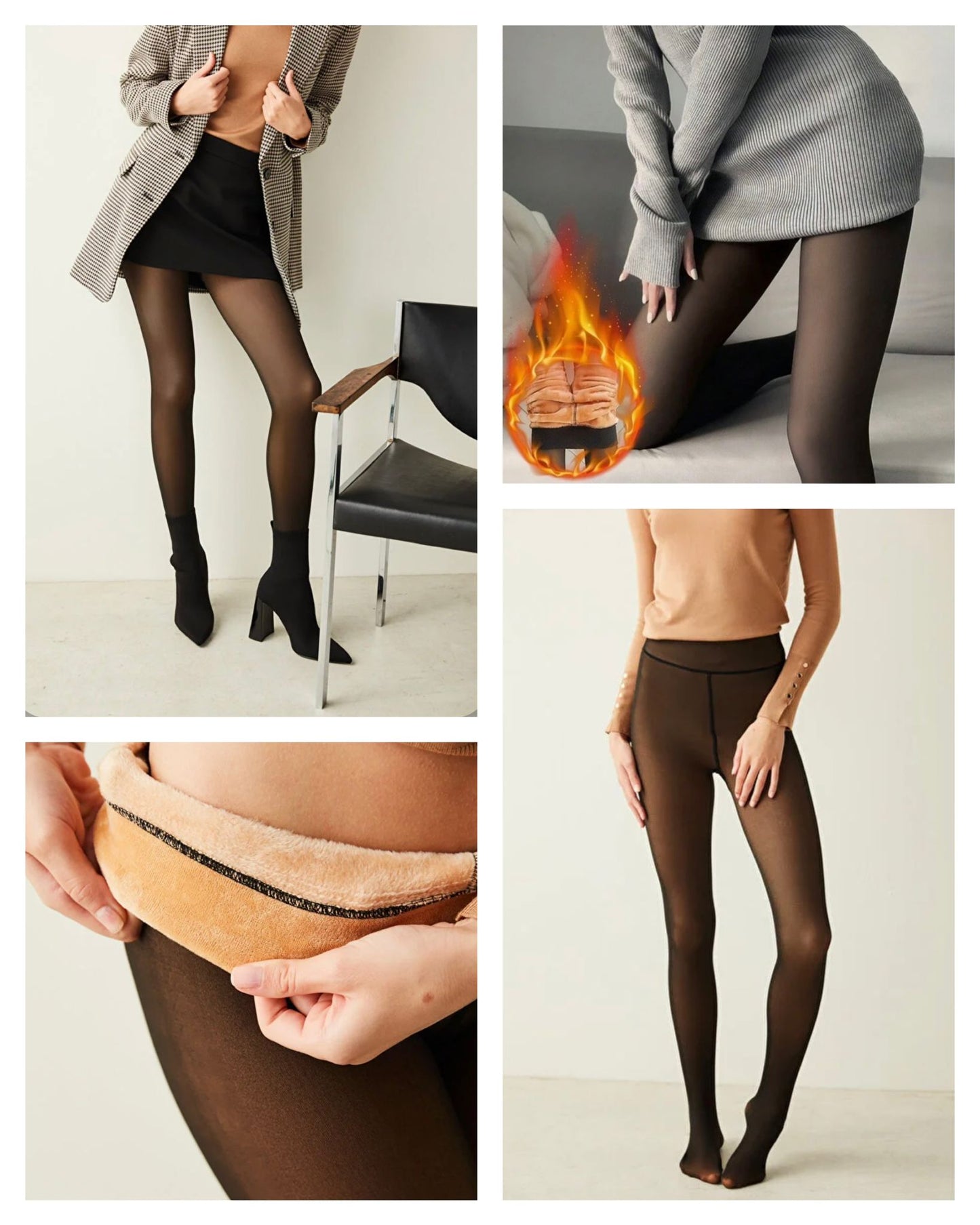 Trendy Wool Tights - one size