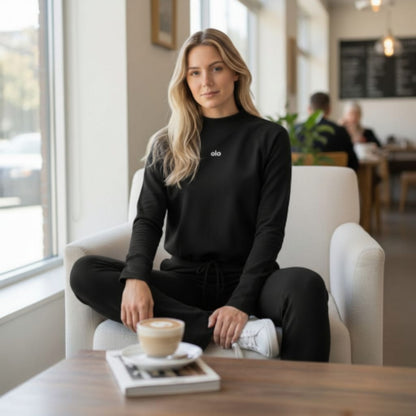 Trendy Sweatsuit - flare cut