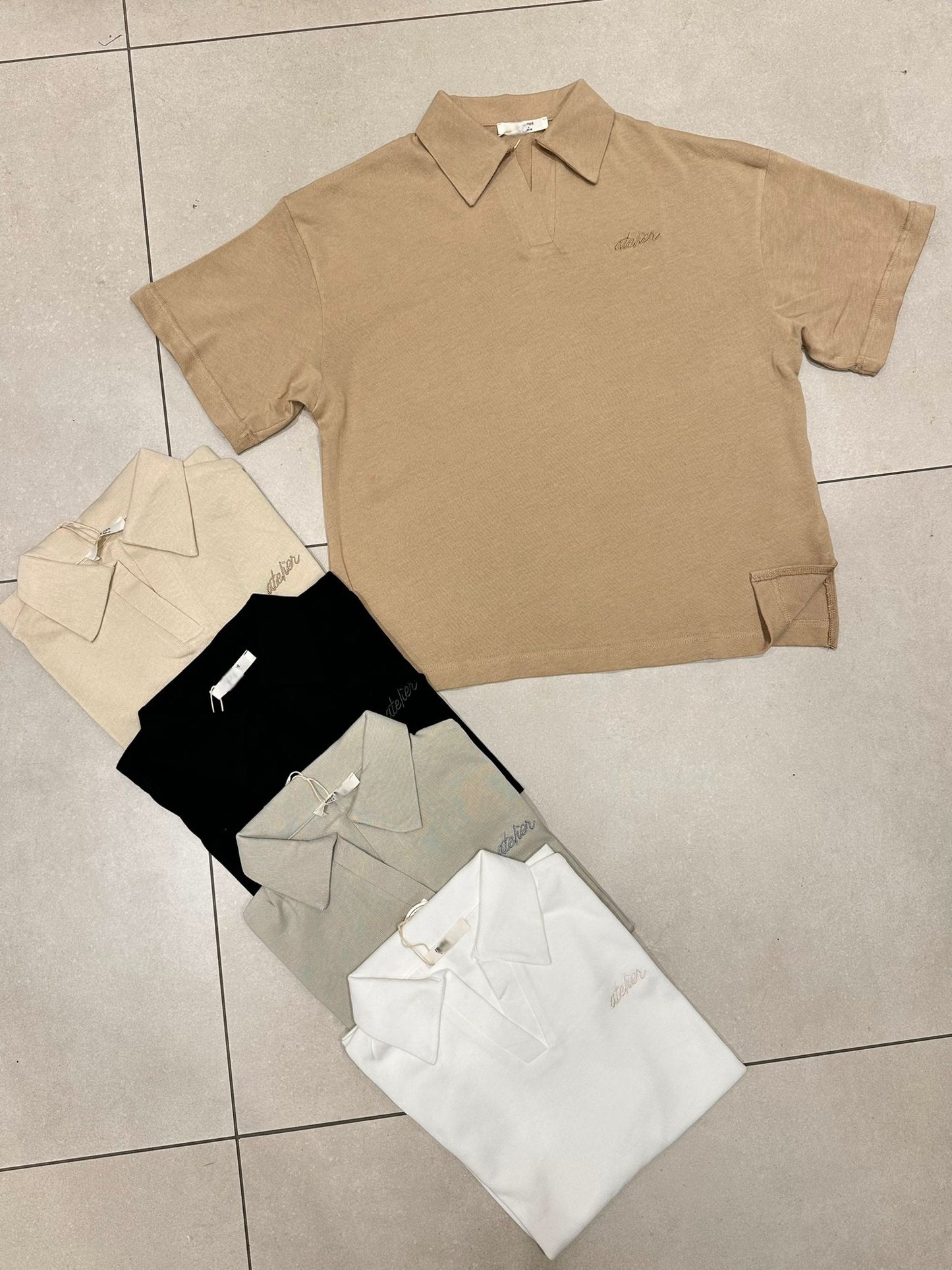 Trendy V-Neck Oversized T-Shirt