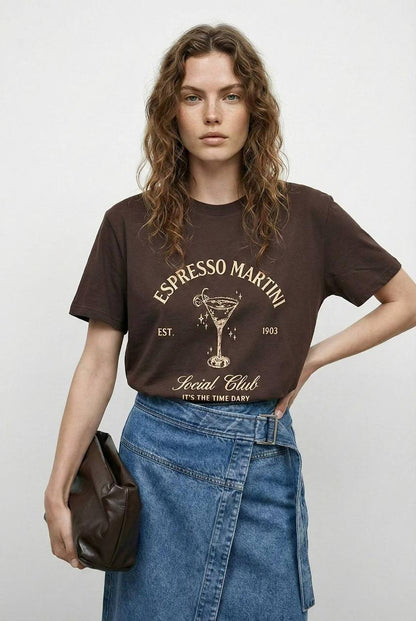 Espresso Martini Cotton T-Shirt