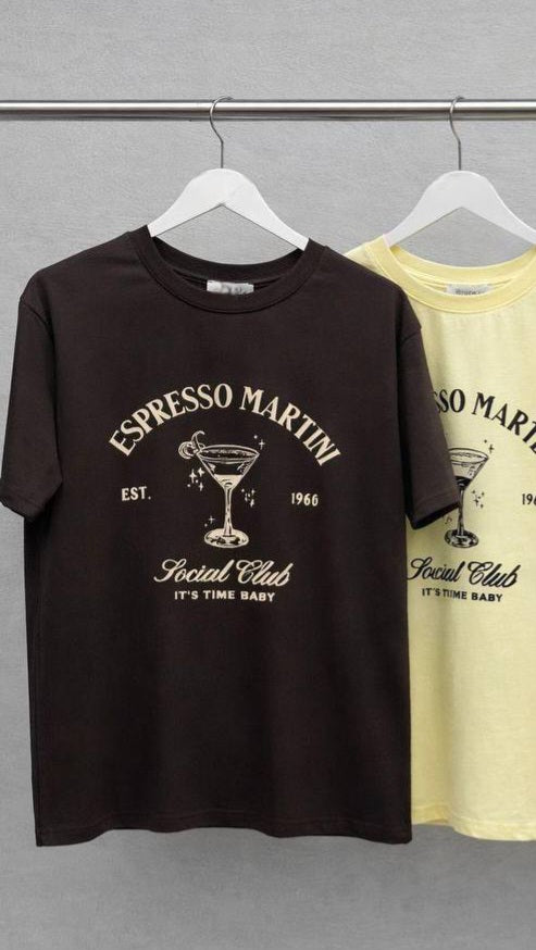Espresso Martini Cotton T-Shirt