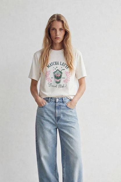 Matcha Latte - Cotton T-Shirt