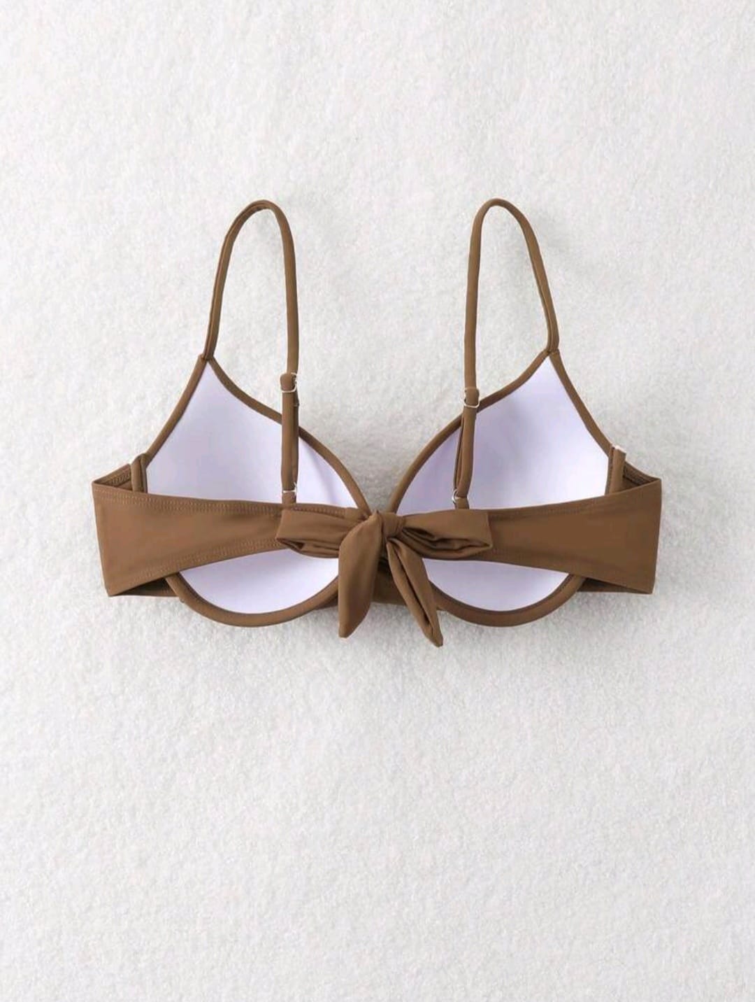 Trendy Bikini Top - Brown