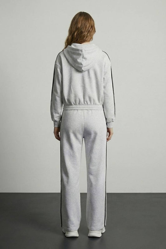 Tracksuit Set Gray Mélange