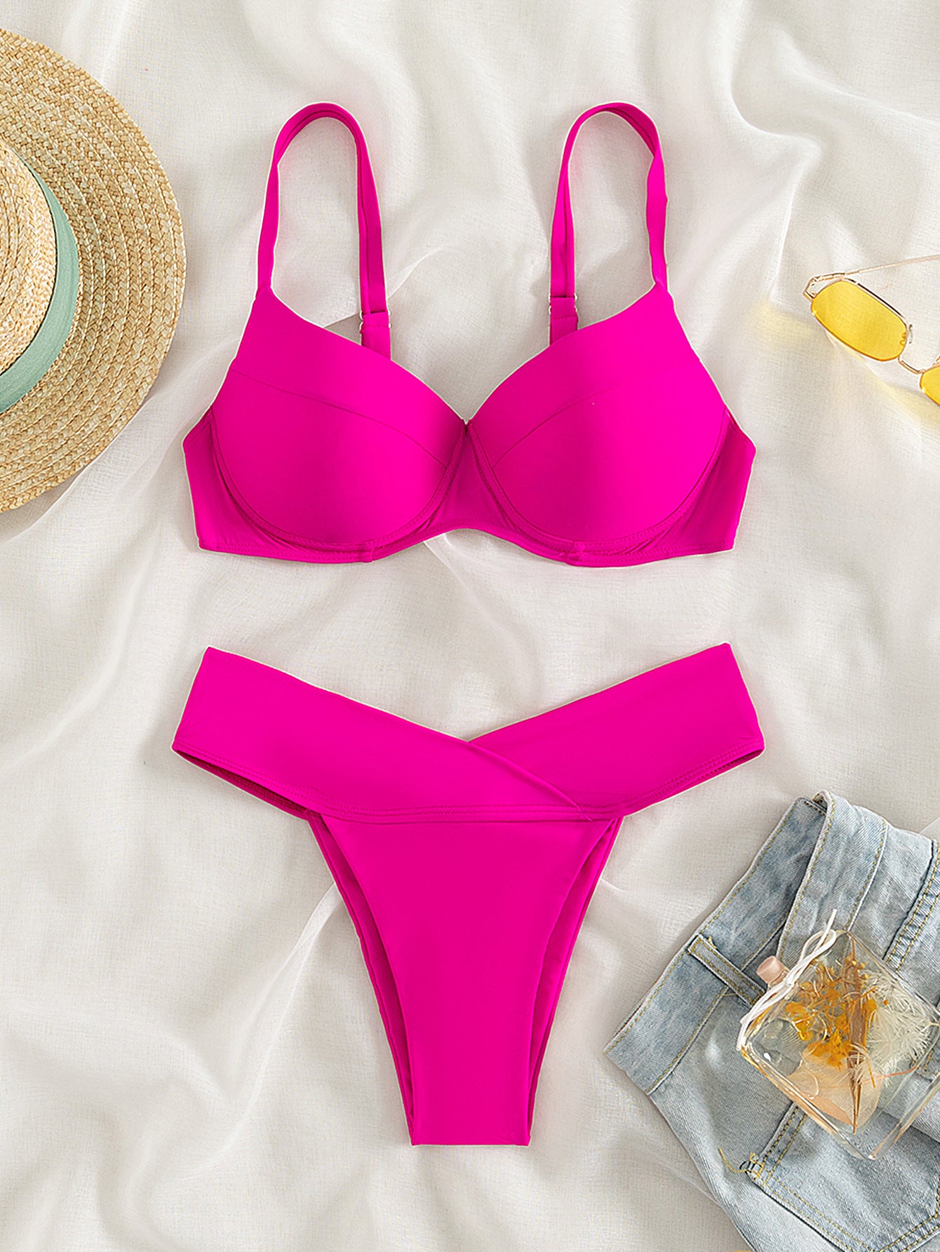 Trendy Pink Bikini