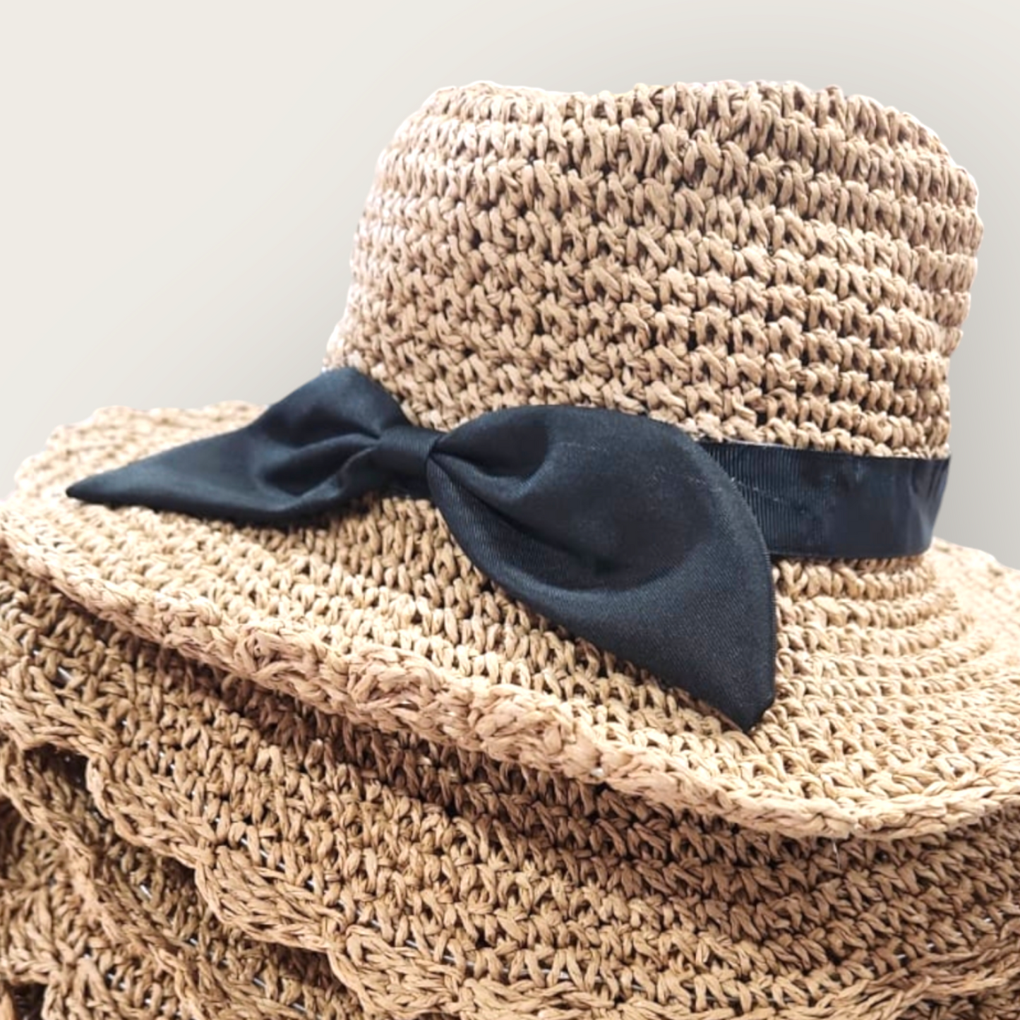 Sun Hat - Malleable - Dark beige