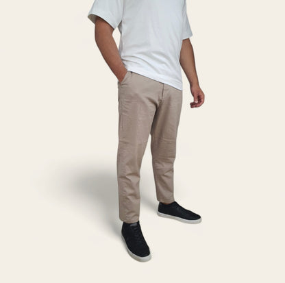 Linen Pants - Beige
