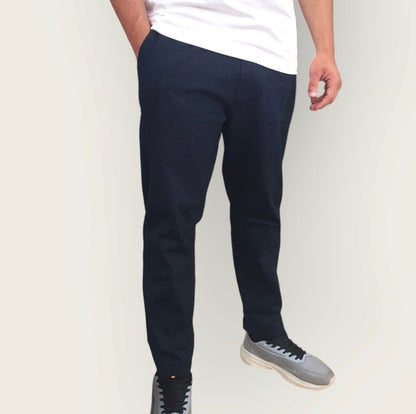 Linen Pants - Navy Blue