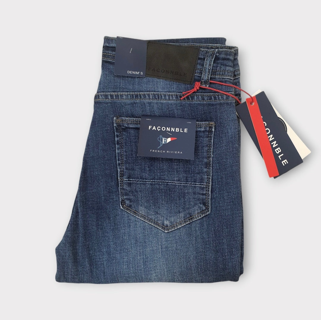 Slim Fit Jeans - blue - faconnable